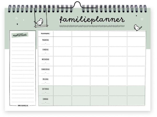 Thuismusje Familieplanner - A4 - Afbeelding 3