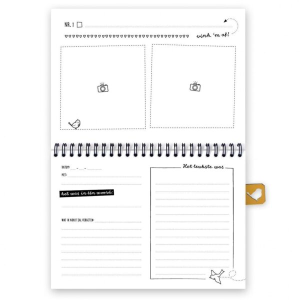 Thuismusje Mijn bucketlist invulboek- A5 - Afbeelding 4