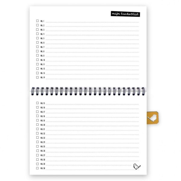 Thuismusje Mijn bucketlist invulboek- A5 - Afbeelding 3