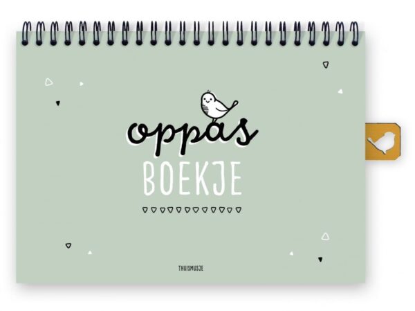 Thuismusje Oppasboek - Groen - A5