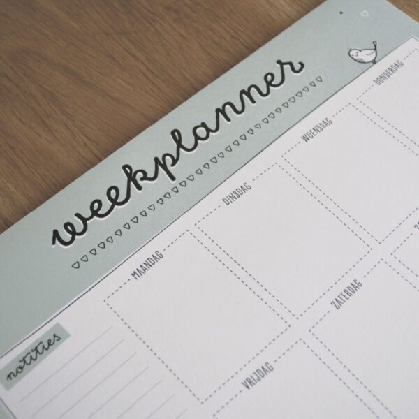 Thuismusje Weekplanner - A4 - Afbeelding 4