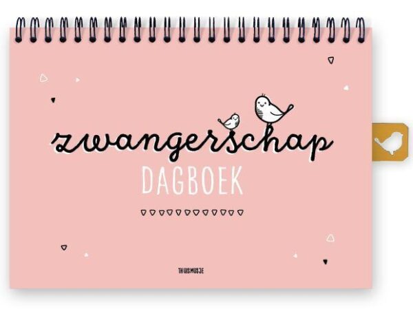 Thuismusje Zwangerschap dagboek - Roze - A5