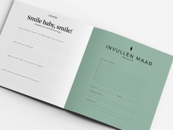 Leukigheidjes Eerste jaar babyboek - Groen - Afbeelding 3