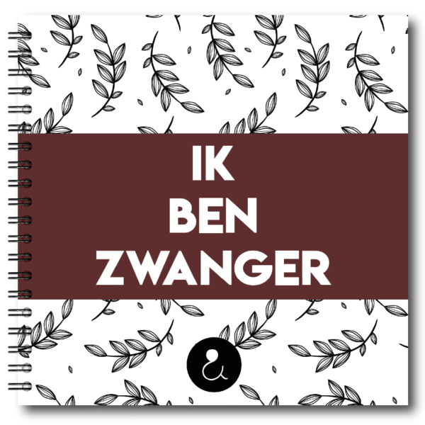 Studio Ins & Outs 'Ik ben zwanger' - Botanical Roest