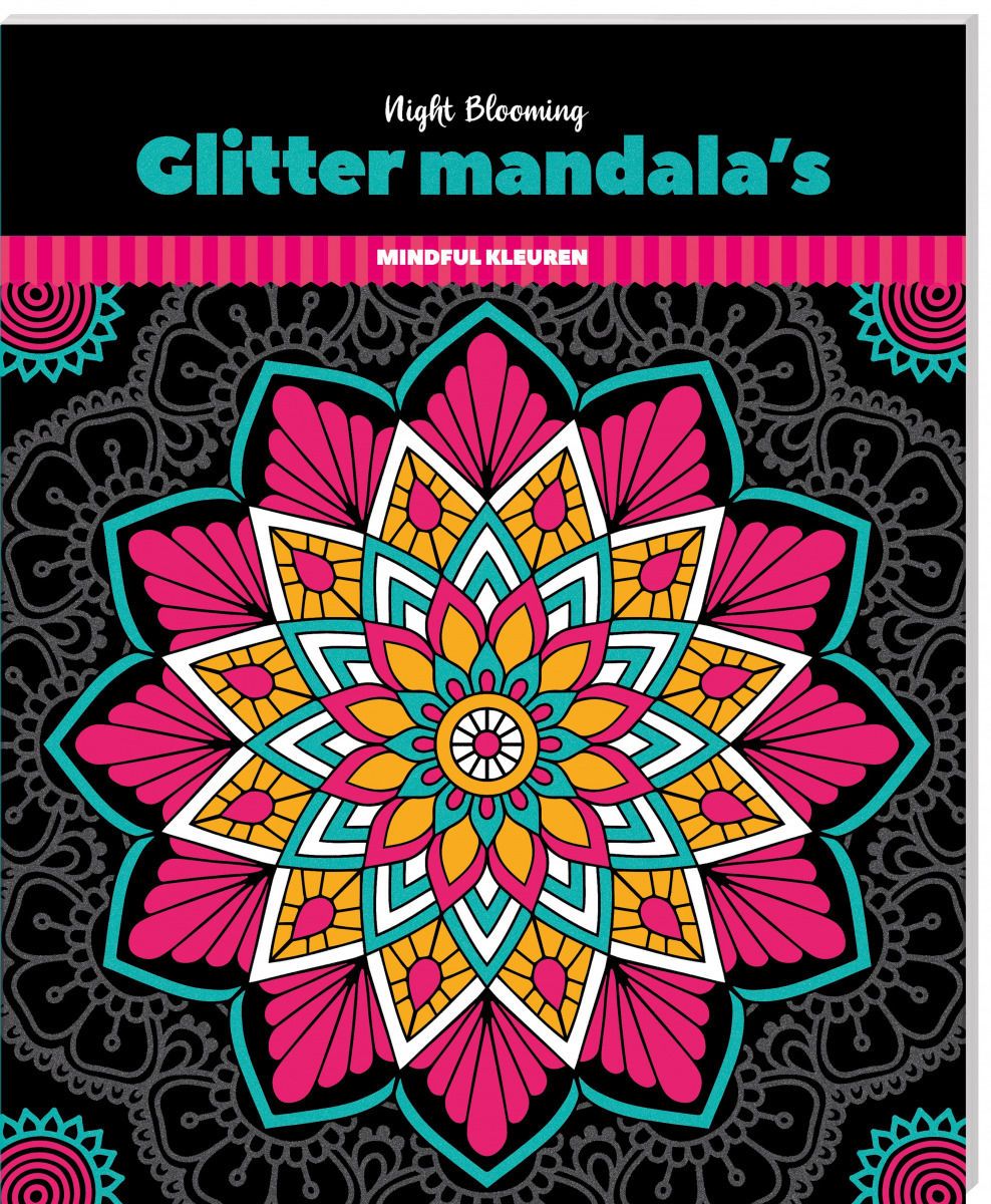 Oppositie output machine Glitterkleurboek Mandala - Night blooming Kopen? ⋆ Invulboekjes.nl
