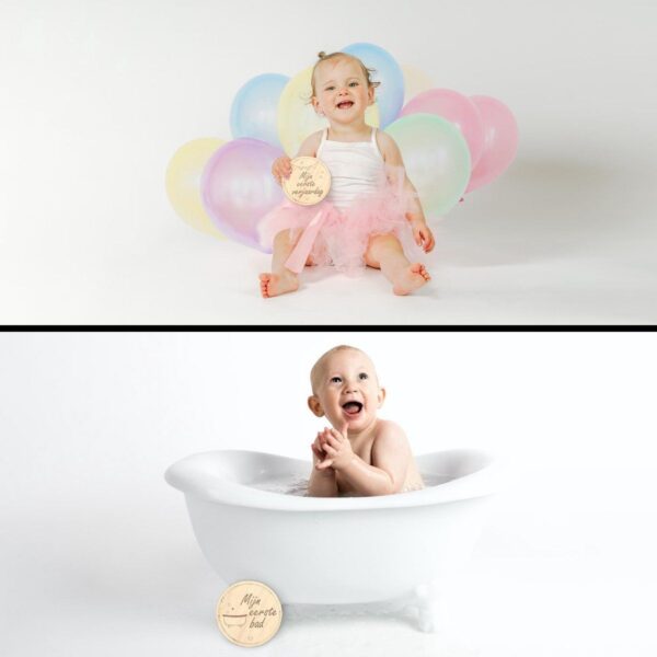 Dezolo Houten Mijlpaalkaarten Baby 40 stuks - Afbeelding 3