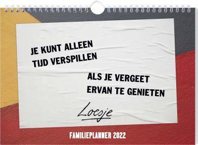 Loesje Familieplanner 2022 Familie kalender