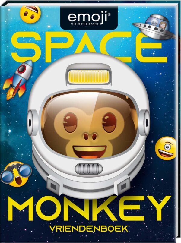 Emoji Space Monkey Vriendenboekje