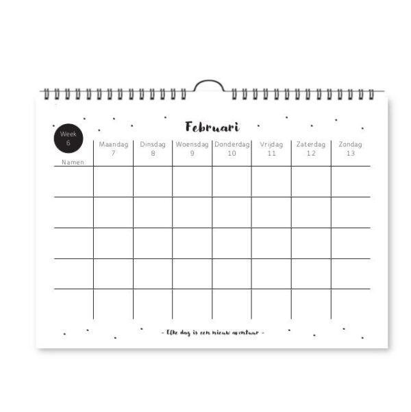 Fyllbooks Familieplanner 2022 – A4 Familie kalender