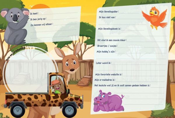 Jungle Safari Vriendenboekje - Afbeelding 8