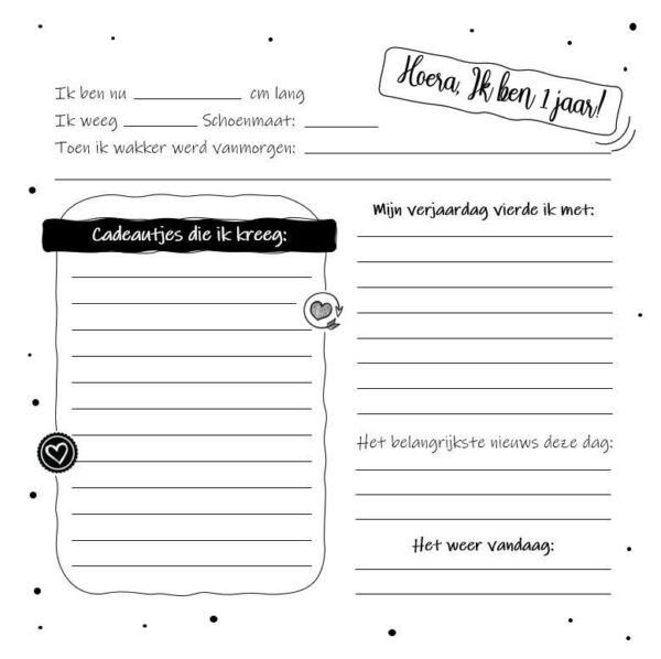 SilliBeads Mijn Verjaardagen Invulboek - Afbeelding 3