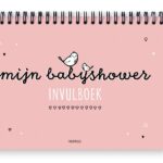 Thuismusje Mijn babyshower invulboek - Roze