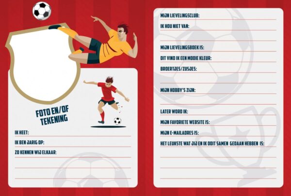 Voetbal Vriendenboekje - Afbeelding 8