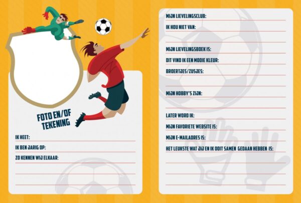 Voetbal Vriendenboekje - Afbeelding 10