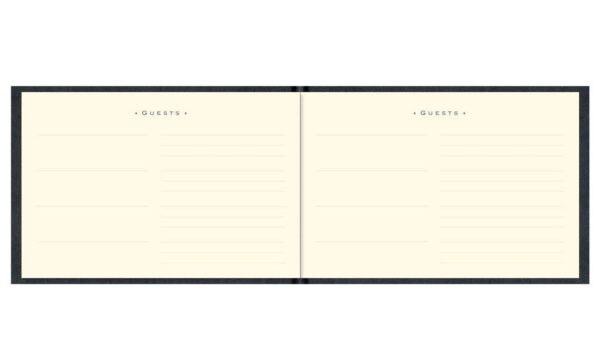 Peter Pauper Gastenboek Artisan Classic Black (universeel) - Afbeelding 2