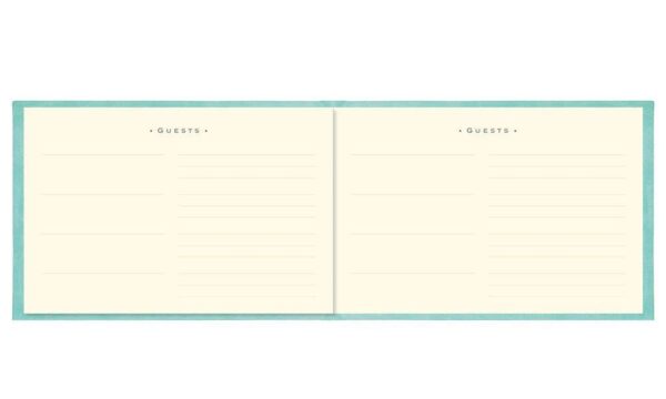 Peter Pauper Gastenboek Artisan Classic Sea Foam (universeel) - Afbeelding 2