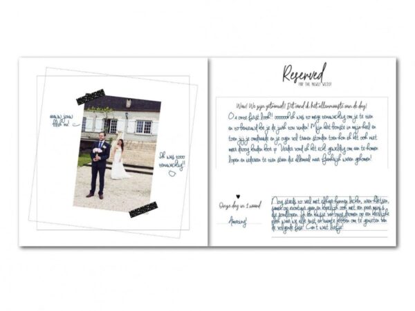 Bonjour to you - Gastenboek Bruiloft - Pretty Purple - Afbeelding 10