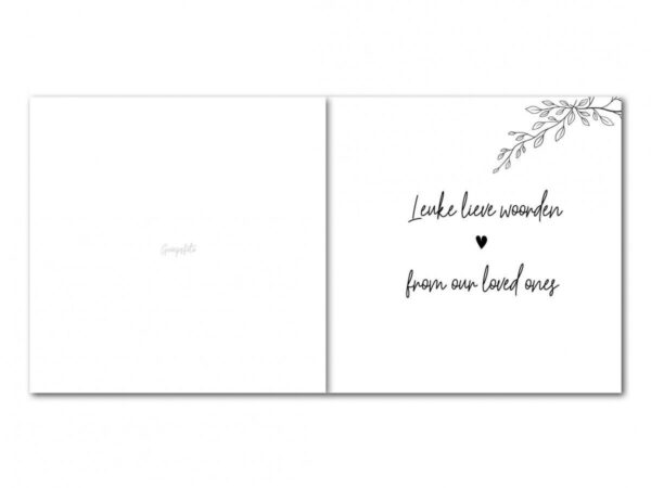 Bonjour to you - Gastenboek Bruiloft - Sage Green - Afbeelding 6