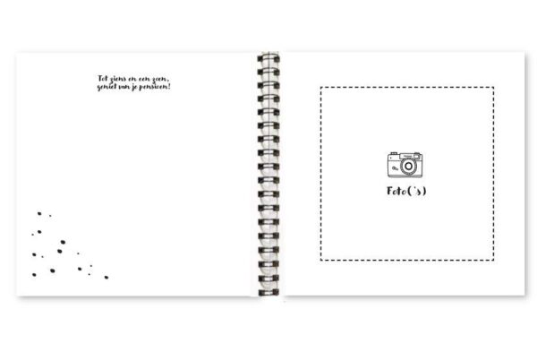 Fyllbooks Afscheidsboek pensioen - 25 personen - wire-o - Afbeelding 5