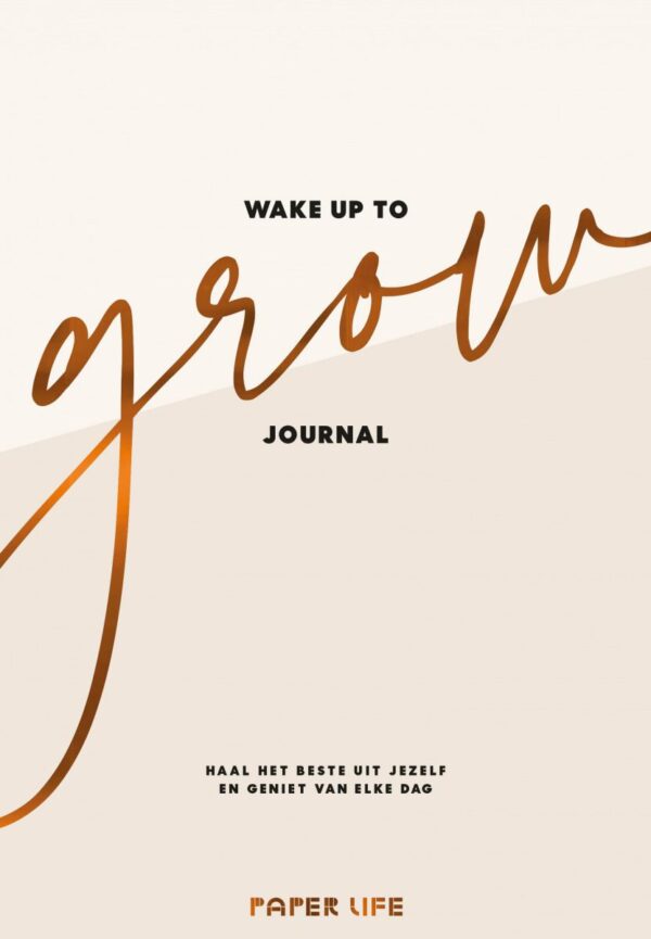 Wake up to grow journal