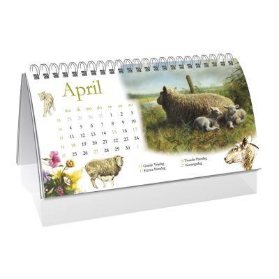 Rien Poortvliet  Desk kalender 2022 Bureaukalender
