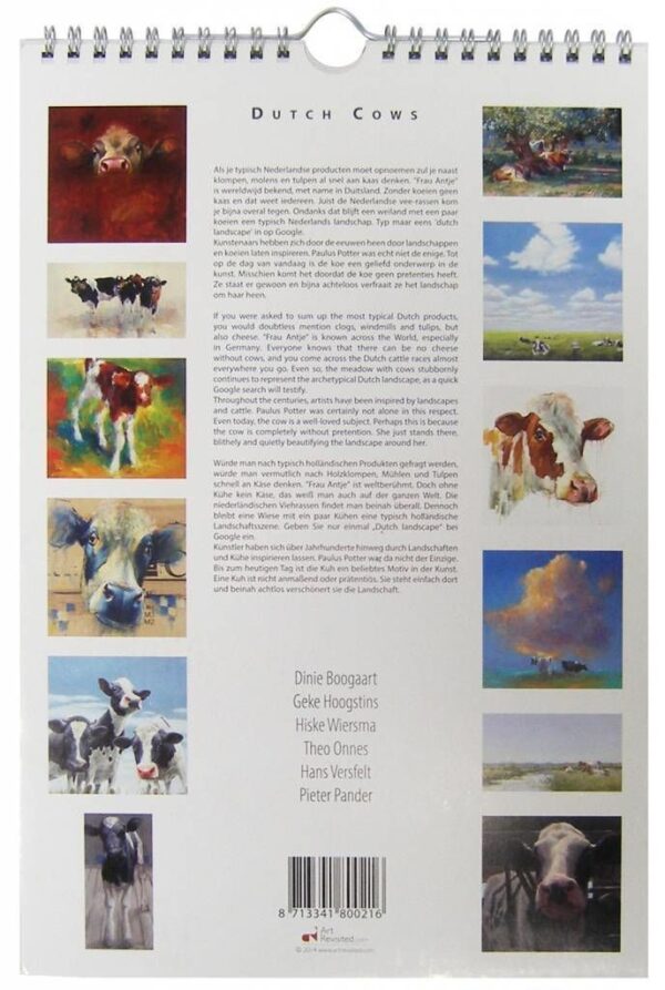 Dutch Cows Verjaardagskalender Boerderij kalender