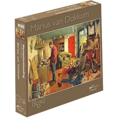 Marius van Dokkum Puzzel – Mannenhuishouding (1000 stukjes) Legpuzzels