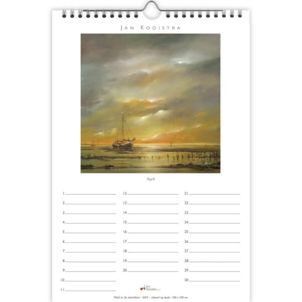 Waddenzee - Jan Kooistra Verjaardagskalender - Afbeelding 2