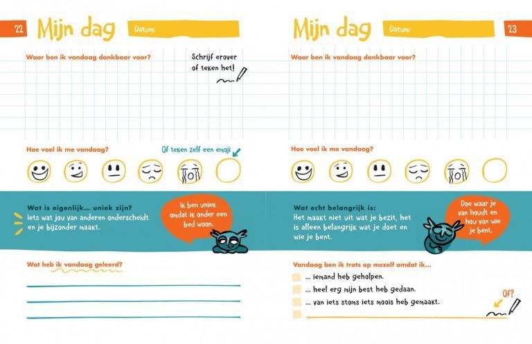 Het 6 minuten dagboek voor kinderen Kopen? ⋆ Invulboekjes.nl
