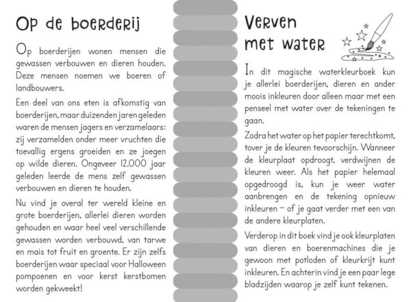 Magisch waterkleurboek Boerderij - Afbeelding 2