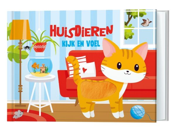 Huisdieren Kijk- en voelboek