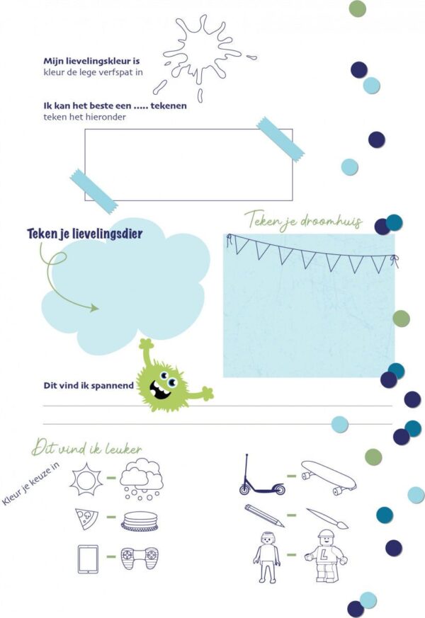Inkollors Vriendenboekje - Jongen - Afbeelding 4