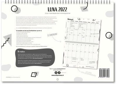 Luna Familieplanner 2022 Familie kalender