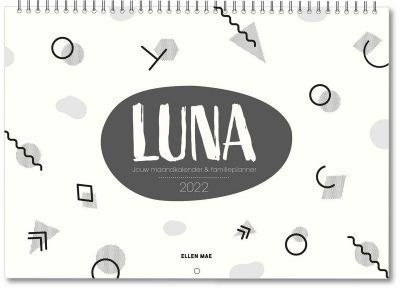 Luna Familieplanner 2022 Familie kalender