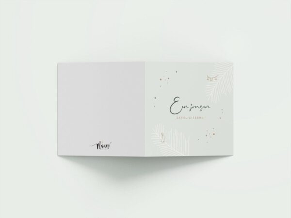 Maan Amsterdam Wenskaarten - Geboorte Eclipse - 6 stuks - Incl. enveloppen - Afbeelding 2