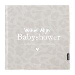 Pink Peach Mijn Babyshower Boek Linnen Leopard (1)