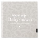 Pink Peach Mijn Babyshower Boek Linnen Leopard (1)