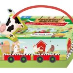 Puzzeltrein Boerderijdieren (boek + puzzel)