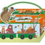 Puzzeltrein Bosdieren (boek + puzzel)