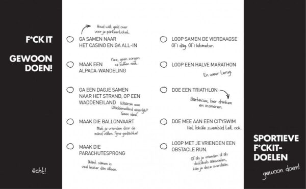 F*ck-it list book voor vrienden - Afbeelding 10