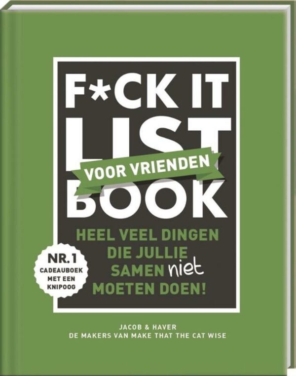 F*ck-it list book voor vrienden