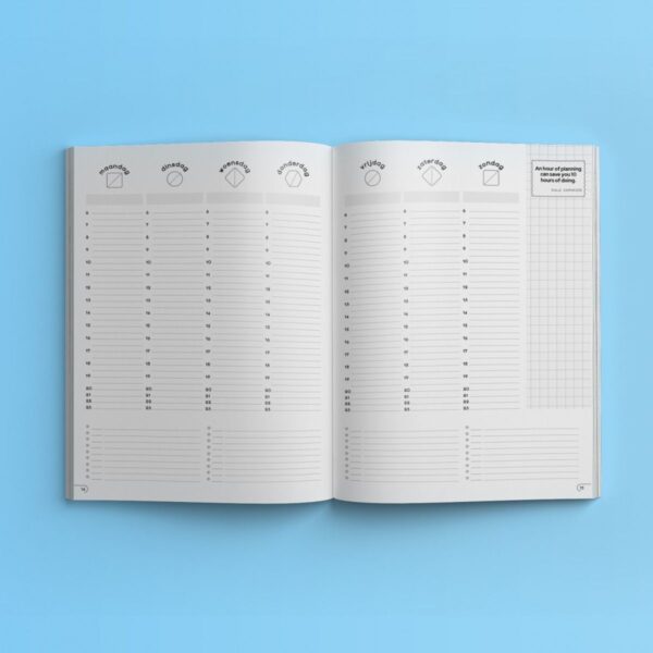 Get Your Flow Weekplanner Sunset - Medium - Afbeelding 4