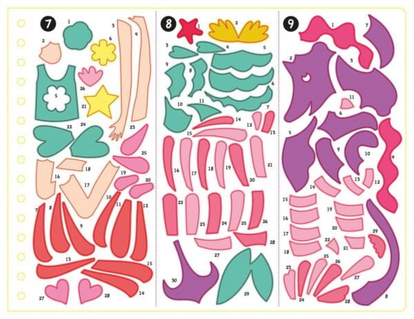 Stickerboek Stickeren op nummer - Magische vriendjes - Afbeelding 8