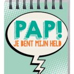 Pap! Je bent mijn held - Quote boekje