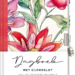 Dagboek met cijferslot voor volwassenen - Flower