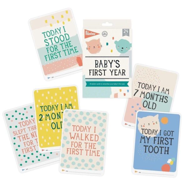 Milestone Baby Photo Cards - Baby first year (Engelstalig) - Afbeelding 4