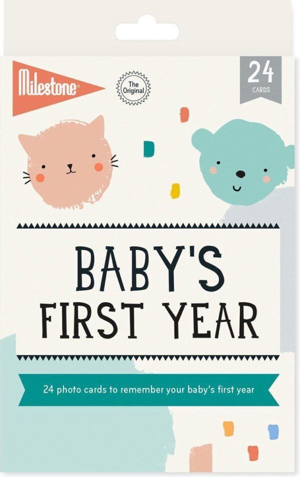 Milestone Baby Photo Cards - Baby first year (Engelstalig)
