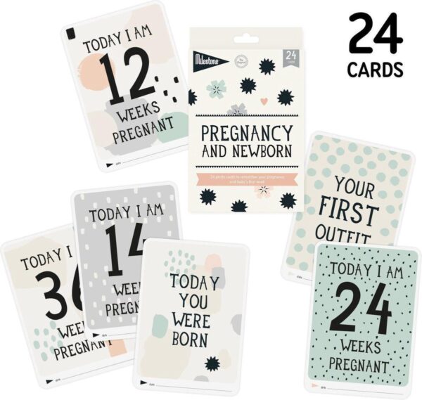 Milestone Pregnancy Photo Cards (Engelstalig) - Afbeelding 2