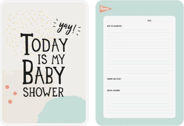 Milestone Poster Card Babyshower (Engelstalig) - Afbeelding 3
