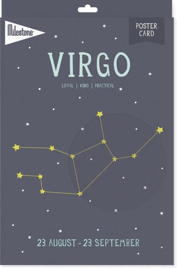 Milestone Geboorteposter sterrenbeeld – Virgo/Maagd (Engelstalig) - Afbeelding 5
